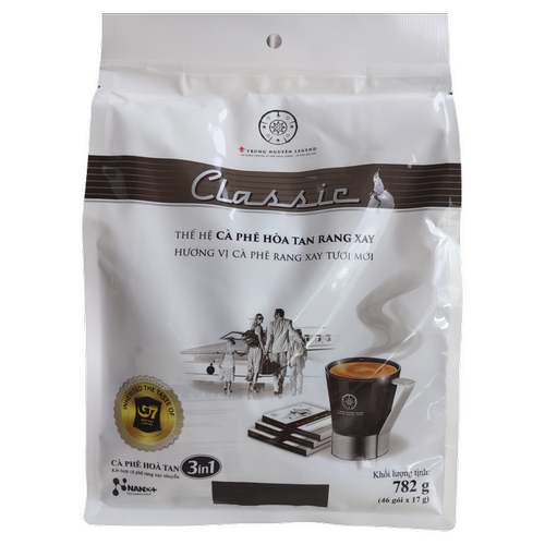 越南进口g7咖啡中原legend甄典版三合一速溶咖啡粉782g原味冲46杯