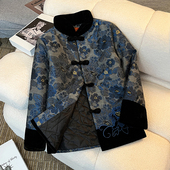 唐装 棉衣70岁80老年妈妈装 棉袄老人太太加厚国风外套 中式 奶奶冬季