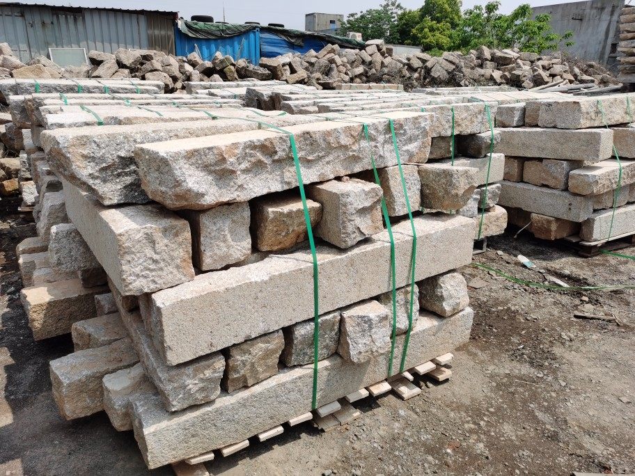 古建材料老石块花岗岩金山石老石板马槽门墩园林庭院踏步铺路石