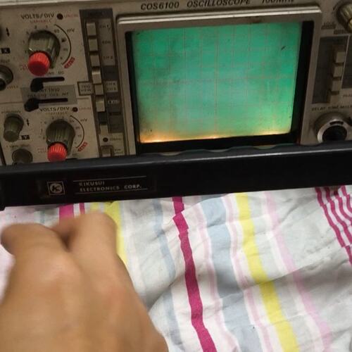 KIKUSUI COS6100 示波器100MHz 实物拍摄