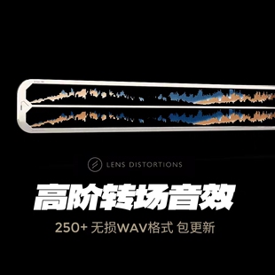 Lens Distortions高端转场效果片段视频宣传片电影氛围配乐音效库