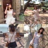 纯棉上衣女 显瘦U领花边芭蕾风T恤女设计感小众甜妹短袖 夏季 新款