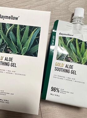 迪美露Day mellow芦荟胶韩国正品祛痘痘印保湿补水晒后修护凝胶