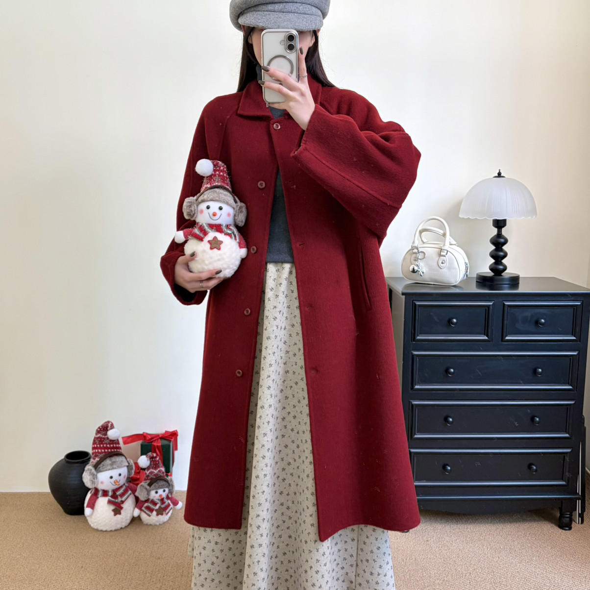 G调服饰-扣韩系时尚简约百搭新款羊毛外套（含100羊毛）319100233