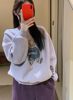 RICH PAPA-冬上新小熊加绒套头卫衣44AA203-Y1