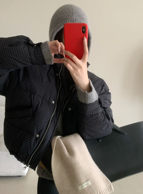 BLESSED MOMENT-子鹅绒服简约百搭两面穿羽绒服(含90鹅绒)FYR1371