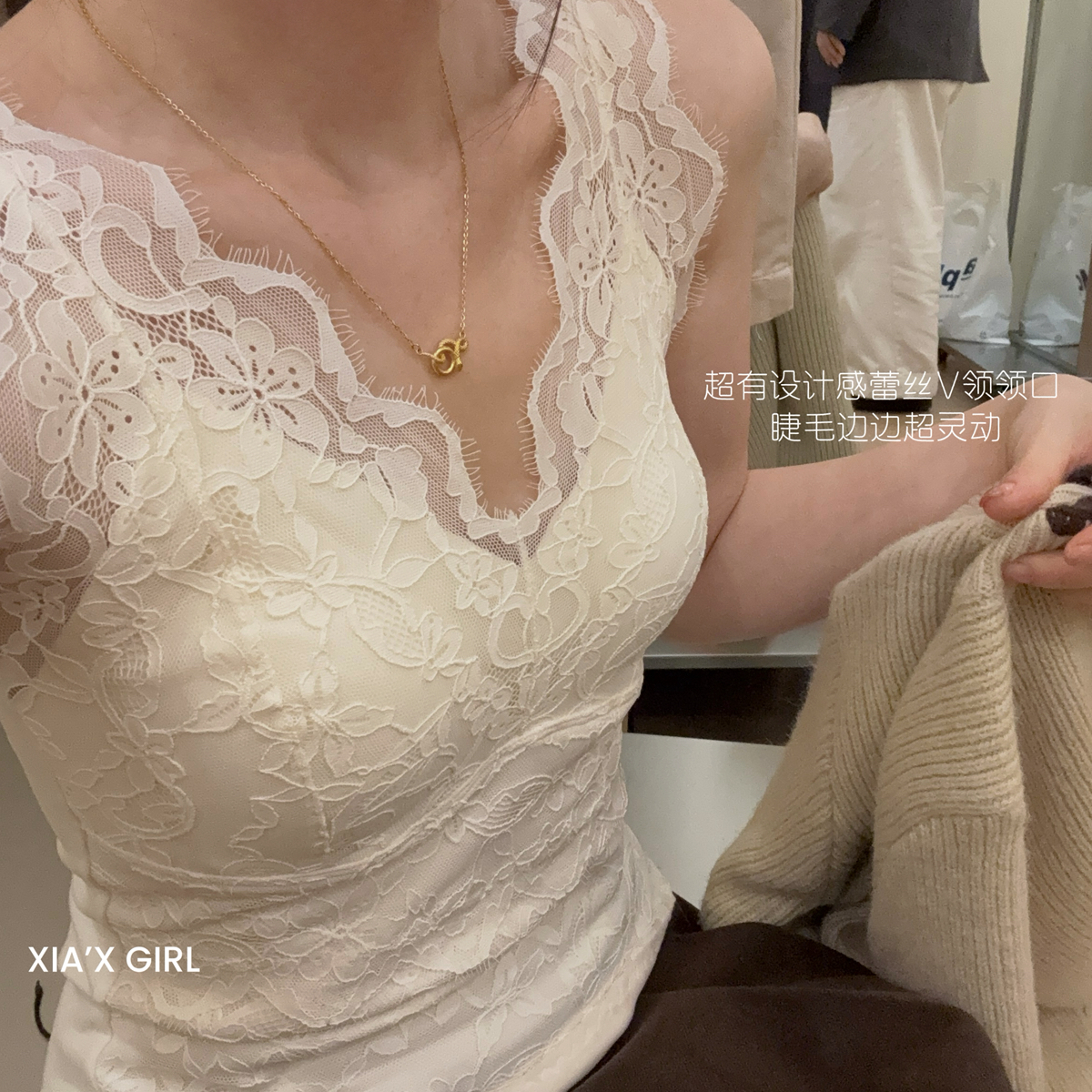 XIA夏夏-暖发热女内搭秋冬无袖打底带胸垫打底上衣背心HS88901MY