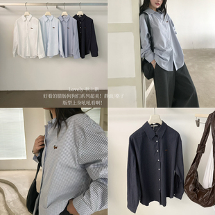 上新小格子清新腊肠狗小标衬衫 秋款 2025秋季 LOVELY