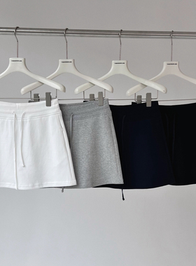 TOMORROW ANN-26年早春简约抽绳纯色半身裙YS1-11327