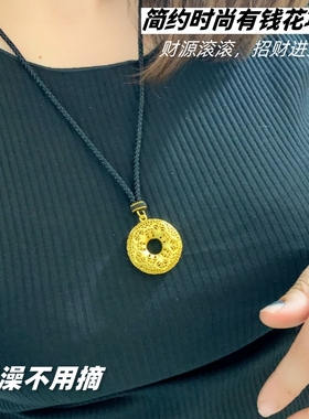 越南沙金女毛衣链久不掉色