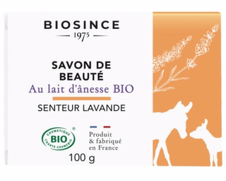 法国SAVON LAVANDE 薰衣草净肤修复驴奶皂100g