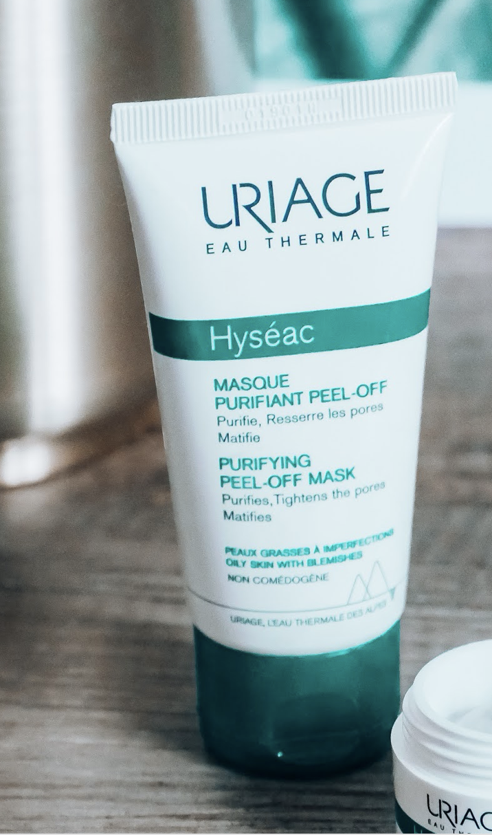 法国uriage hyseac PEEL-OFF 苹果酸清洁面膜50ml