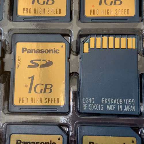 议价1GB SD卡 原装正品 功能正常 制造