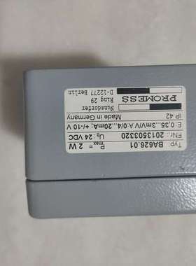 议价德国PROMESS原装BA626.01电位器，工业级传感器放