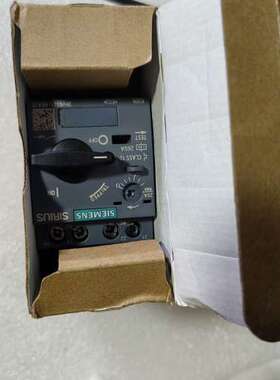 议价塑料外壳式断路器3RV6021-4BA15，全新如图实