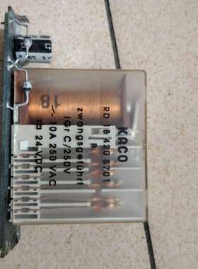 议价KACO德国原装继电器RD18420S701，24VDC，1