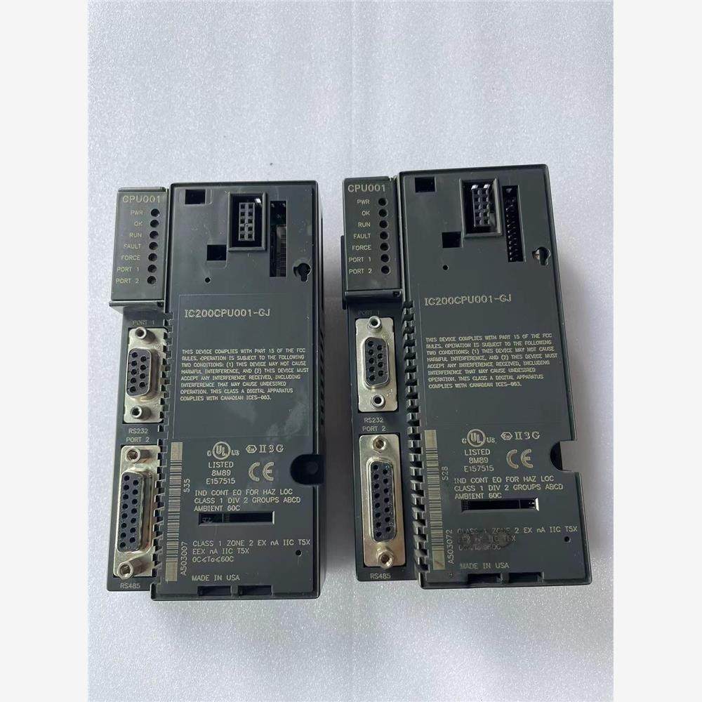 议价GE CPU模块 IC200CPU001-GJ，共两块，功能