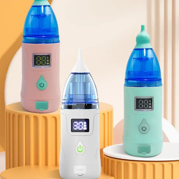 亚马逊婴儿电动吸鼻器分体式台式吸鼻涕清洁鼻塞通鼻中英俄文