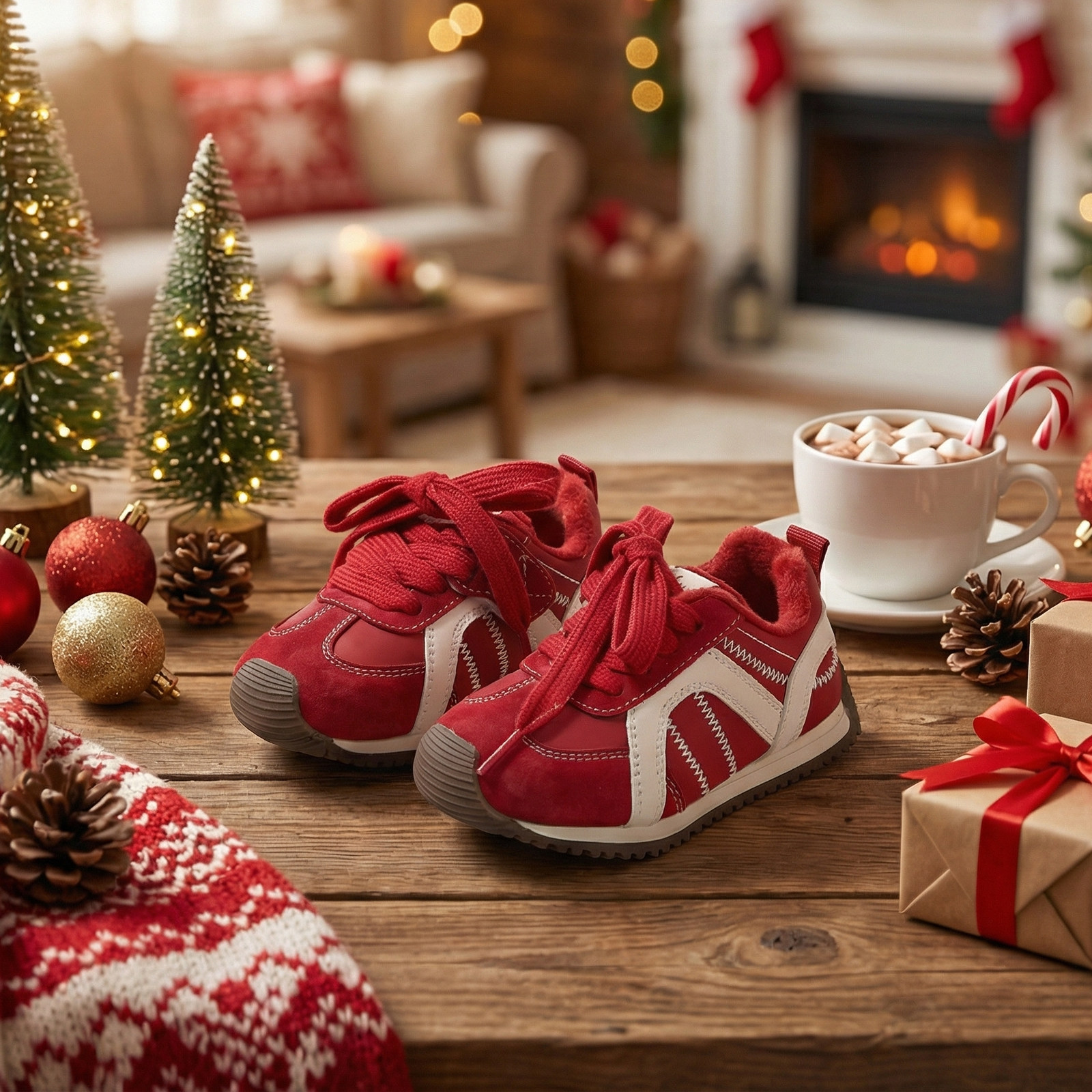 女童童鞋冬季新款运动鞋宝宝软底防滑加绒学步鞋男童红色拼色板鞋,童鞋/婴儿鞋/亲子鞋,运动鞋,淘宝优惠券,粉丝福利购,淘宝优惠卷