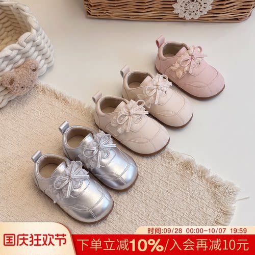 女宝宝软底体考鞋婴幼儿防滑运动鞋正品女童2026新款秋鞋子小童鞋