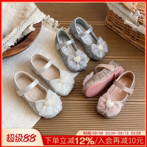 秋季新款女童宝宝户外可爱小皮鞋