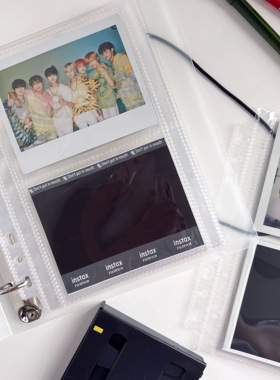 5寸拍立得宽幅wide宝丽来相册活页夹照片收纳相片收纳册