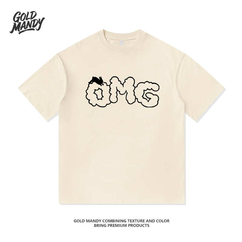 NewjeansOMG粉丝应援周边韩男团KPOP重磅纯棉T恤半袖杉情侣男女款,男装,T恤,淘宝优惠券,粉丝福利购,淘宝优惠卷