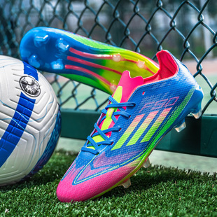跨境AG长钉碎钉低帮学生青少年足球鞋 2025新款 跨境F50运动训练鞋