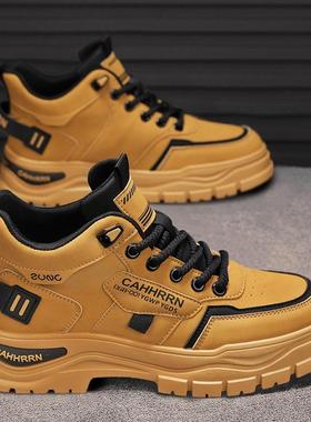 S7502高帮马丁靴英伦工装机车鞋百搭休闲鞋潮鞋户外