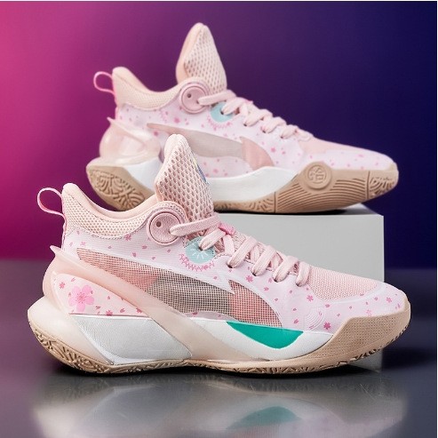 四季款摩擦会响音速10运动篮球鞋男女同款实战减震中小学生球鞋子