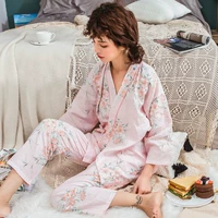 Đồ ngủ cho bà bầu 2019 mới xuân hè mùa hè sợi cotton mỏng phục vụ tại nhà phù hợp với bà mẹ cho con bú quần áo cho con bú tháng - Giải trí mặc / Mum mặc quần áo bầu đẹp