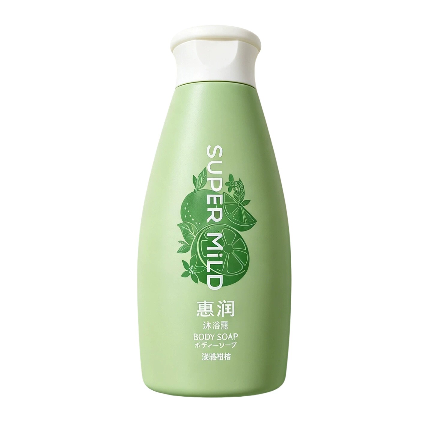 日本惠润淡雅柑桔香型沐浴露保湿滋润温和清洁清爽留香 220ML/瓶