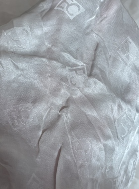 小蓝真丝 白色真丝桑波缎 85CM门幅13姆米 60%桑蚕丝+40%棉