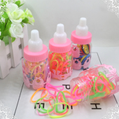 强拉小断可爱小奶瓶儿童发圈女童多彩小皮筋宝宝基础发绳