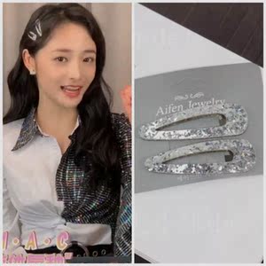 小红书周洁琼同款发卡发夹刘海夹碎发夹chic少女心风彩色发饰网红