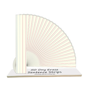 亚马逊热卖 干擦句子条 划线句子条 字母卡片 Sentence Strips