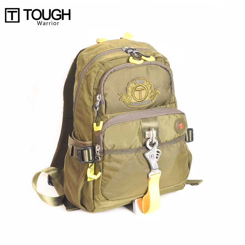 Tough新潮双肩包男士百搭户外小背包休闲纯色尼龙布品质ipad包邮