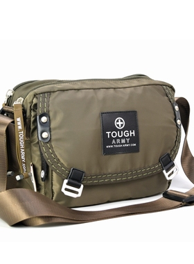 Tough男包韩版斜挎包盖式多层实用单肩包十年经典男士商务休闲包