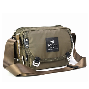 Tough男包韩版 多层实用单肩包十年经典 男士 商务休闲包 斜挎包盖式