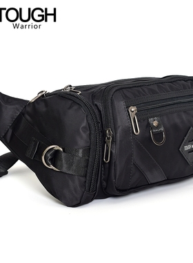 新款tough时尚腰包男士大容量休闲户外旅行证件收纳包胸包生意包