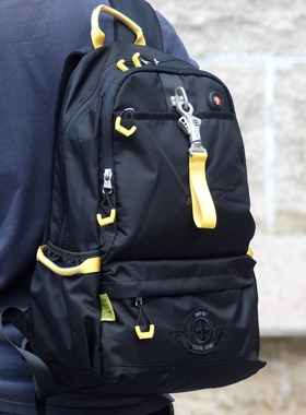 tough新潮双肩包男时尚商务背包男士户外旅行休闲大容量电脑包邮