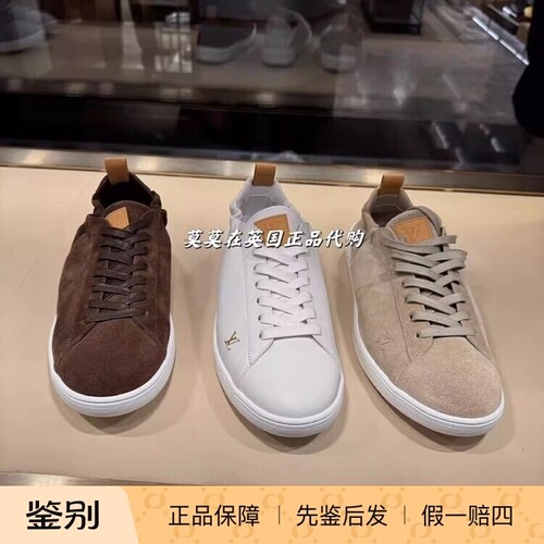 绒面革小牛皮松紧鞋跟休闲板鞋