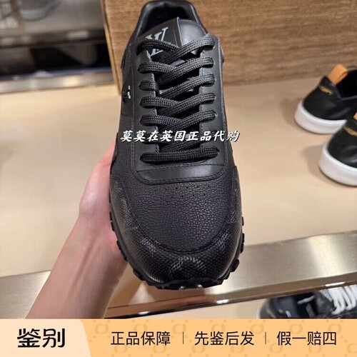 老花粒面小牛皮厚底休闲鞋1ADG66