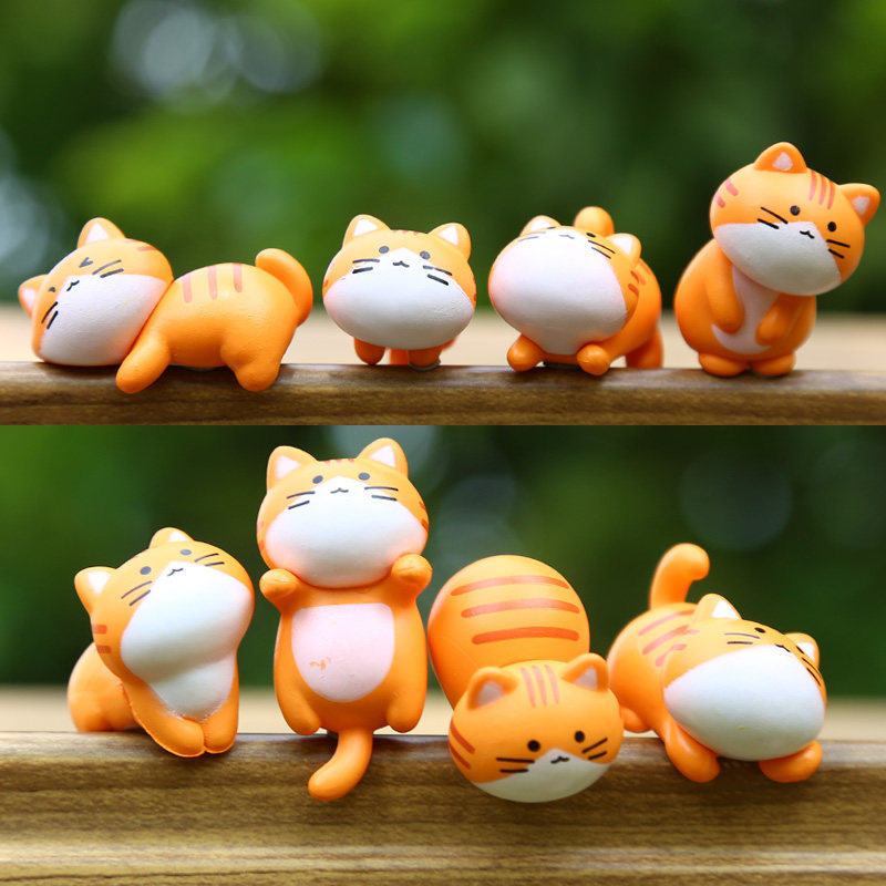 日系趴趴猫咪公仔盲盒潮玩小摆件图片