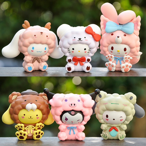 水云左边小摆件绵羊头美乐蒂现货