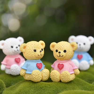 爱心摆件桌面蛋糕装饰品玩偶