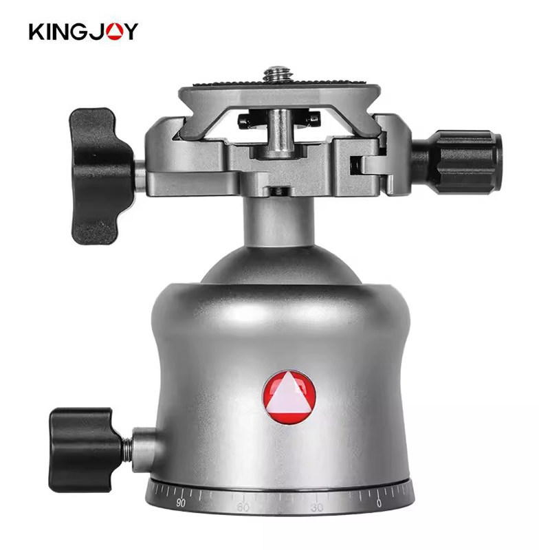 劲捷（KINGJOY）B20单反相机稳定拍摄三脚架用铝合金全景球型云台