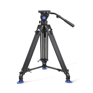 百诺BV6/4/8/10相机摄像机广播级液压云台铝合金三脚架摄影直播