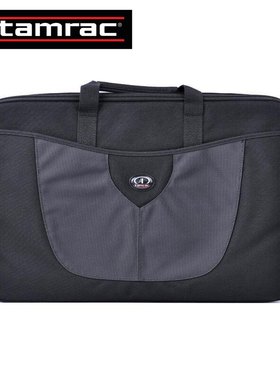 天域 1707数码摄影单反相机包17英寸公文包款电脑包内胆包 黑灰色