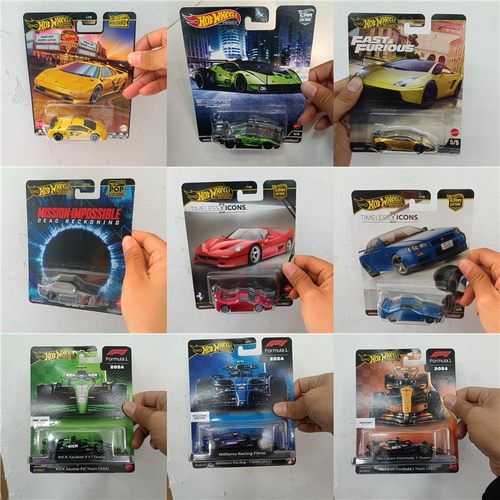 风火轮金标合金车奥迪 三菱EVO 奔驰 尼桑 F1索伯赛车 法拉利F50